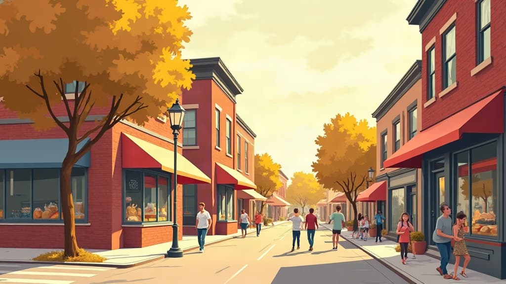 Editorial illustration: Kid-Friendly Restaurants in Blacksburg