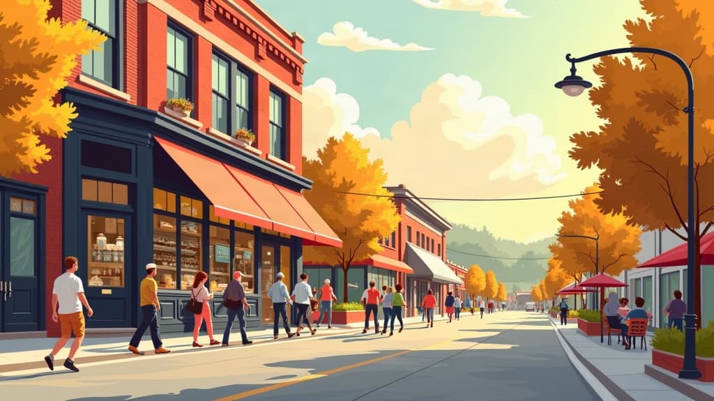 Editorial illustration: Breweries and Taprooms in Blacksburg